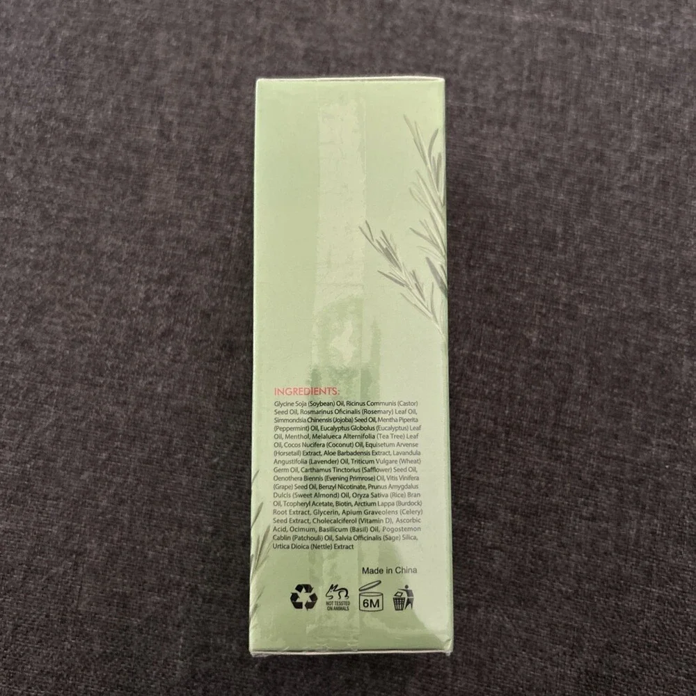 Divine Drops Rosemary Mint Scalp & Hair Strengthening Oil
